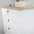Hanah Home Komoda Sahra, 72x83,1x42 cm, Hrast-bela
