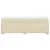 VIDAXL Box spring postelja z vzmetnico krem 80x200 cm blago