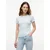Tommy Jeans Majica ESSENTIAL  svetlo modra / bela