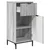 Kupaonski ormar s ladicama Siva Sonoma 39,5 x 36 x 88 cm