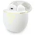 Bluetooth slušalke Guess Script Print - TWS, Bluetooth 6.0, IPX5 - white