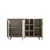 Hanah Home Konzola Seria, 140x86x40 cm, Svetlosiva