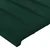 Vidaxl Vzglavje postelje temno zeleno 144x5x118/128 cm žamet