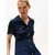 TOMMY HILFIGER Dolga srajca temno modra