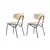 Hanah Home Set trpezarijskih stolica Nancy , 2 komada, Bež