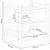Stalak za vino Prirodna 32,5 x 29,5 x 36 cm Bambus