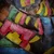 shumee 3D kovinska slika loft dama afrika 70x120 cm