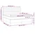 Vidaxl Box spring postelja z vzmetnico temno zelena 180x200 cm žamet