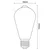 LED sijalica FILAMENT ST64 E27/12W/230V 4000K