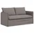 Vidaxl Kavč 2 pcs Taupe 196 x 82 x 85 cm blago