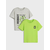 Sinsay - Majica 2 pack - svetlo zelena