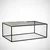 Hanah Home Klub sto Zinus, 95x43x55 cm, Sivo-crni