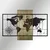 Fusione Naturale -2 GreenBlack Decorative Wooden Wall Accessory