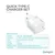 Kućni punjač Pluginn PI-D61S, PD3.0, PPS, 20W sa PD iPhone lightning kablom beli