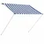 Tenda na uvlačenje 100 x 150 cm plavo-bijela