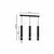Luster na sajli JOKER 3xGU10/25W/230V crna/sjajni hrom