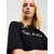 Karl Lagerfeld Majica JORGE PARRA črna/bela