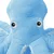 shumee IKEA Octopus Blavingad modra 30 cm