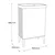 CURVER Kanta za otpatke sa nogicama 54L Verto/ pearl rose