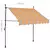 Tenda na ručno uvlačenje s LED svjetlima 150 cm žuto-plava