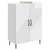 Kreveta Bijela visokog sjaja 66 x 34,5 x 89,5 cm