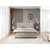 Svetlo siva boxspring postelja s prostorom za shranjevanje 180x200 cm Lysa – Ropez