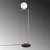 Opviq Podna lampa Luminar-14181, 37x30x140 cm, IP20, Zlatne boje