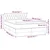 Vidaxl Box spring postelja z vzmetnico moder 140x190 cm blago