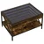 Stolić s beskonačnim LED svjetlima boja hrasta 70x50x38 cm