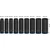 Komplet PRO Impact Socket Set, 1/4 palca, globok, 9-delni