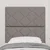 Vidaxl Vzglavje Taupe 80 cm blago
