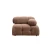 ATELIER DEL SOFA Fotelja Bubble 1R Brown Bouclette