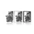 Plakat ženska z abstraktnimi elementi - 20x30 no frame