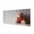 tulup.si Slika na steklu Srce teddy bear 100x50 cm 4 obešalnika