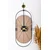 Wallity Zidni sat 77x29cm Braon-Crni