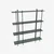 Hanah Home Polica 160x180x29,6cm Zeleno-Crna