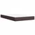 Vidaxl Box spring postelja z vzmetnico temno rjav 120x200 cm blago