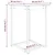 Vidaxl Barska miza 80x80x110 cm trdna borovina