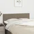 Vidaxl Posteljno vzglavje taupe 144x5x78/88 cm blago