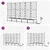 Vrtna saksija 5 pcs Crna 120 x 120 x 126 cm Plastika