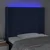 LED uzglavlje plavo 103 x 16 x 118/128 cm od tkanine