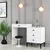 Hanah Home Sto za šminkanje 124x84,7x40cm Beli