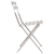 Sklopiva stolica za vrt 2 pcs Bež 42 x 46 x 82cm Metal