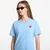 Majice Comme des Garçons PLAY T-Shirt Red Emblem Knit UNISEX Blue S