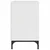 vidaXL Posteljne mize 2 pcs Bela z visokim sijajem 49 x 36 x 61 cm
