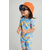 Dvostranski otroški klobuk Reima Viehe oranžna barva