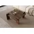 HANAH HOME Sto za dnevnu sobu Wood Walnut