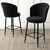 Hanah Home Set barskih stolica Fora, 2 komada, Crni