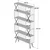 Hanah Home Polica 90x167,3x22cm Krem