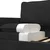 Set sofe 2 pcs Crna Baršun